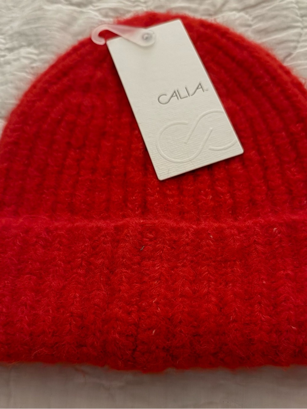 Calia Women's Luxe Beanie One Size NEW Fresh Red